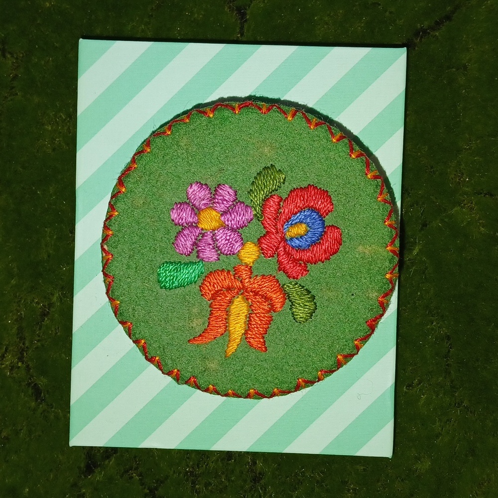 Embroidered Trinket Box - Picture 9 of 14